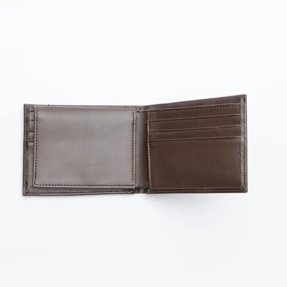 Perry Ellis Sun Shine Passcase Men's Leather Wallet Brown